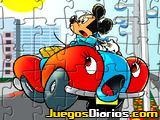 Igrica za decu Mickey Car Puzzle