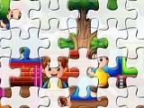 Playing Kids Jigsaw