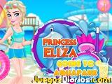 Princess eliza  going to aquapark